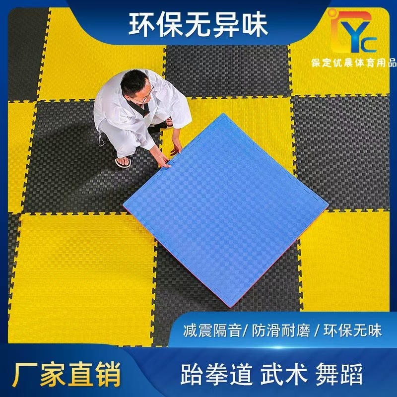 Eva Taekwondo Floor Mat for Martial Arts, Sanda, Fighting, Fitness, Dance, Sports, Ice Fishing, Splicing Foam, Non-Slip, Thickened