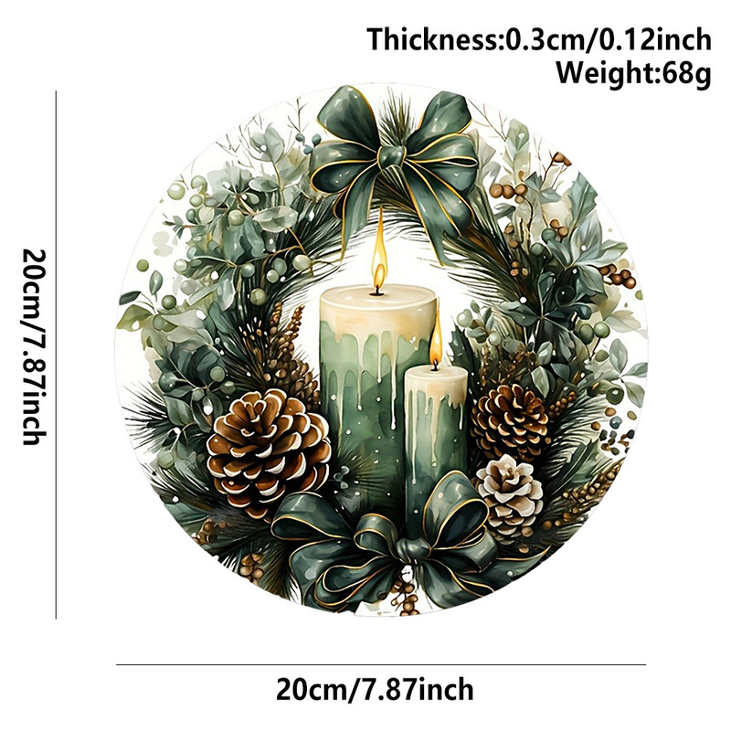 現物クリスマス円形ロゴ掛け木製クリスマス掛けシリーズ表札装飾クリスマスパーティーペンダント|undefined