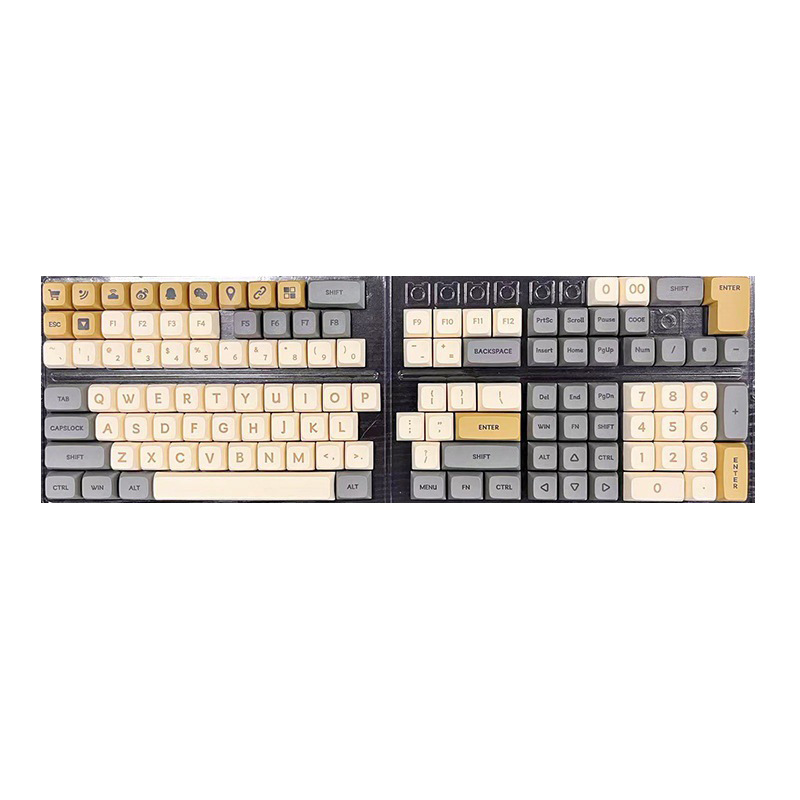 Shimmer XDA altamente sublimación personalidad clave Cap PBT material opaco Teclado mecánico tapa pequeño conjunto completo en caja