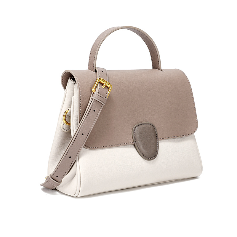 Elegante Damentasche Aus Echtleder Als Schulter- Und Umhängetasche_voghion.com