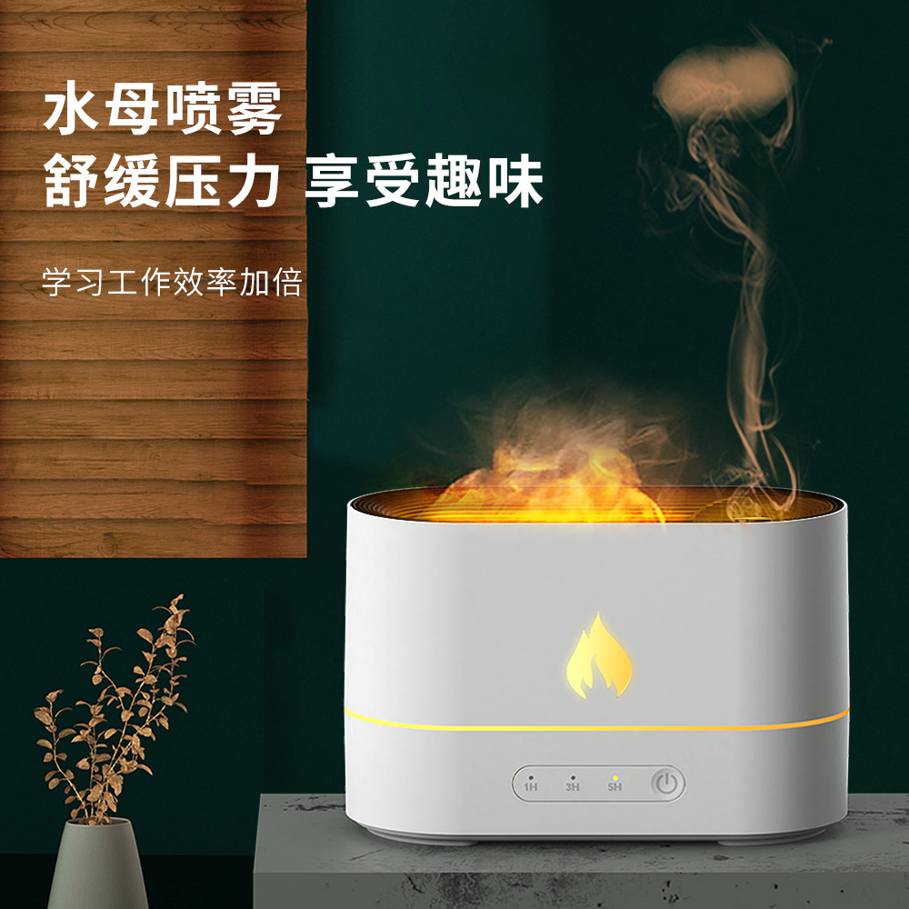 Difusor de Aromaterapia con Llama Shouming, Humidificador para el Hogar, Difusor Automático de Aceites Esenciales para Escritorio, Difusor de Aromaterapia con Forma de Medusa