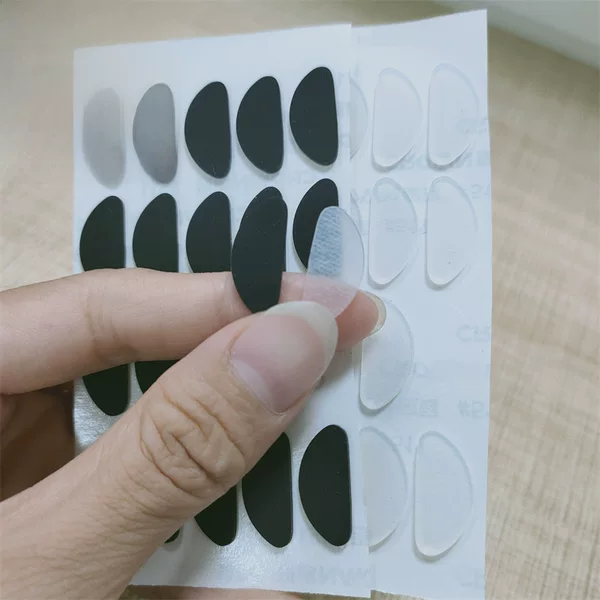 New D-shaped Silicone Nose Pad Glasses Silicone Anti-slip Increased Nose Pad Nose Bridge Pad Anti-indentation Nose Patch