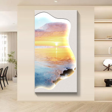 新款入户玄关装饰画动漫挂画客厅高级感走廊过道壁画埃及莎草画