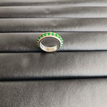 【发货快】首单直降新款天然玉石翡翠A货冰阳绿时来运转戒指可做