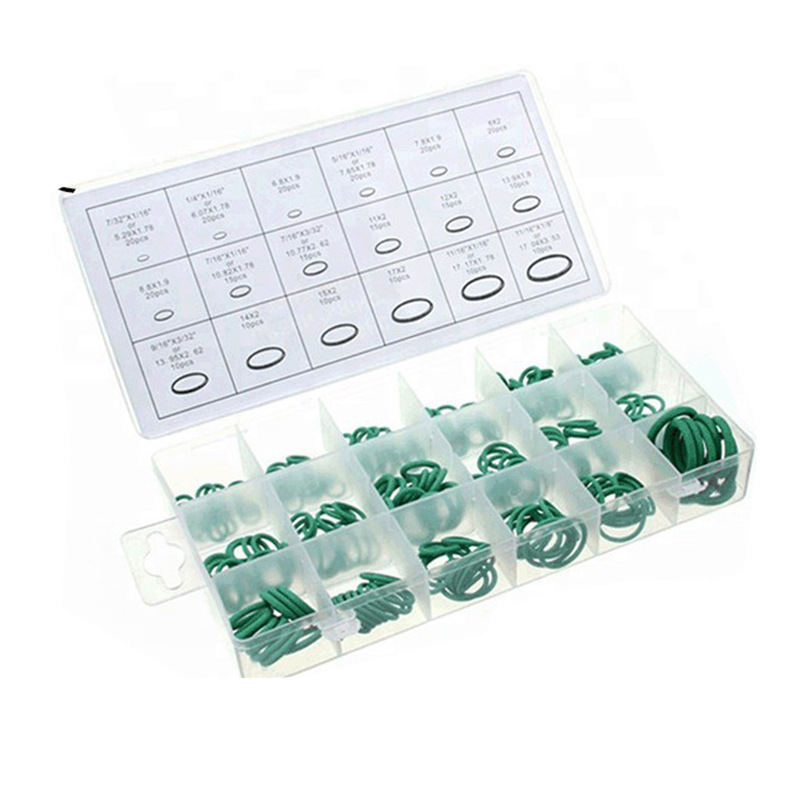 源头厂家供应270件套O型圈丁腈胶密封圈绿色防滑耐高温橡胶垫圈