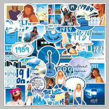 50张欧美明星歌手泰勒霉霉专辑1989贴纸个性创意装饰手账本贴画