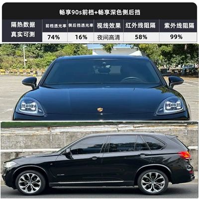 Car Film, Sun Protection Film, Full | Automotive Film - full-car-package-aa-enjoy-edition-front-windshield-90s-enjoy-dark-side-rear-window