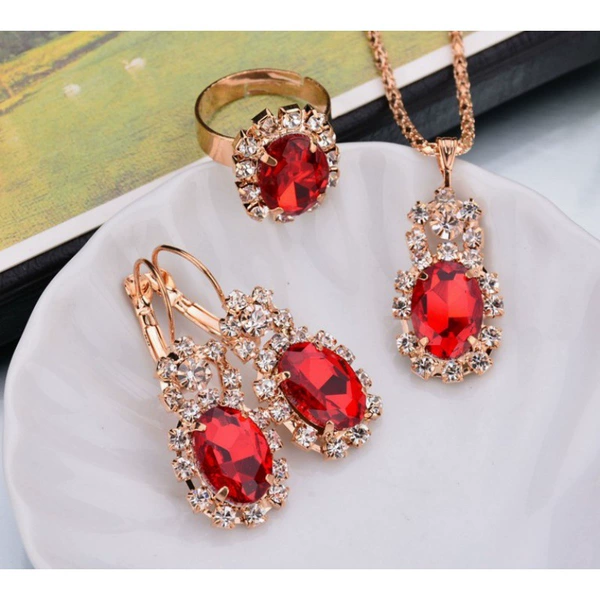 Oval red