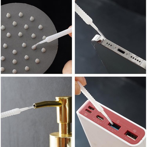Shower hole cleaning brush gap brush bathroom shower head shower cleaning brush water hole anti-clogging mini brush