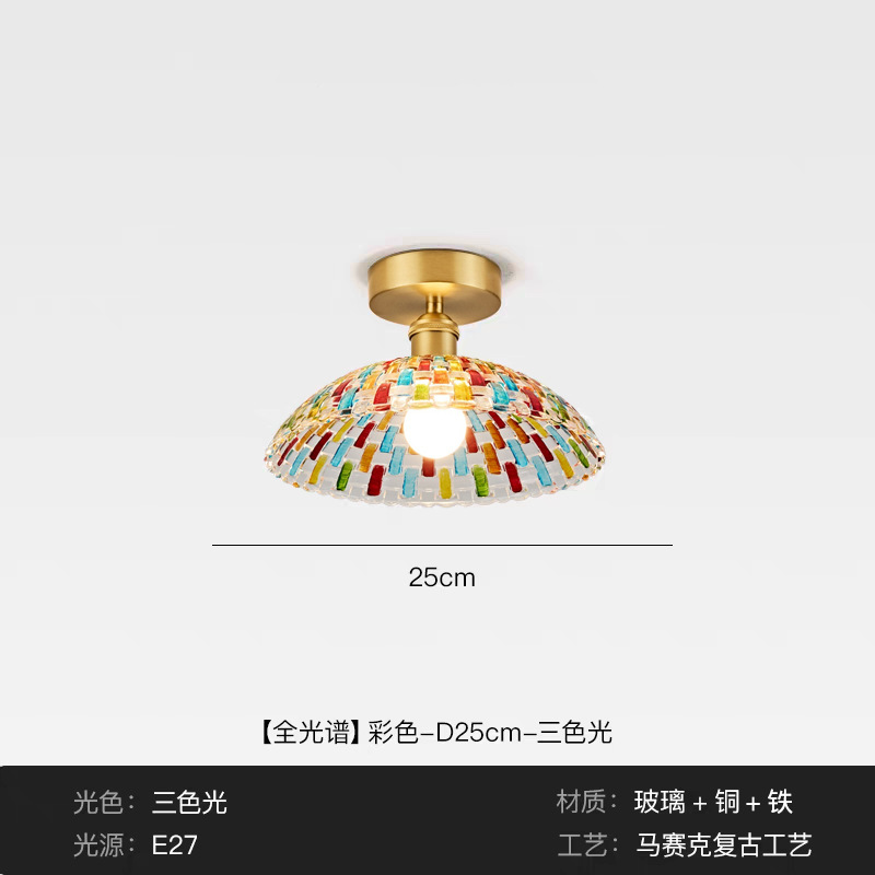 Nórdico simple estilo japonés retro restaurante dormitorio boda balcón ventana flotante lámpara de pasillo lámpara de vidrio rojo