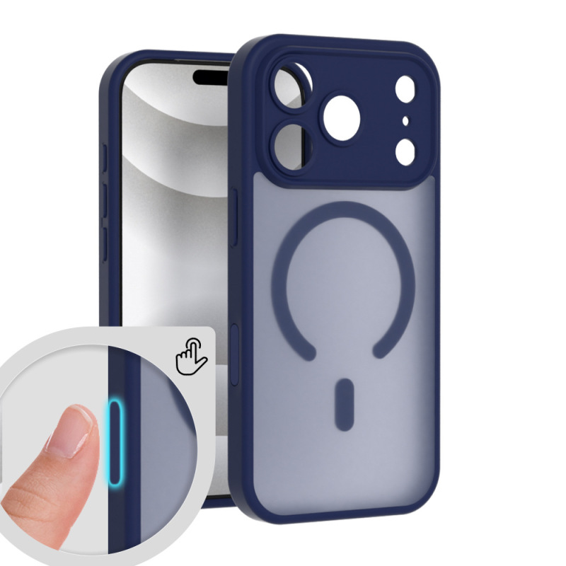 ai拍照按键适用苹果17promax肤感磁吸壳精孔2.0iphone16手机套|undefined