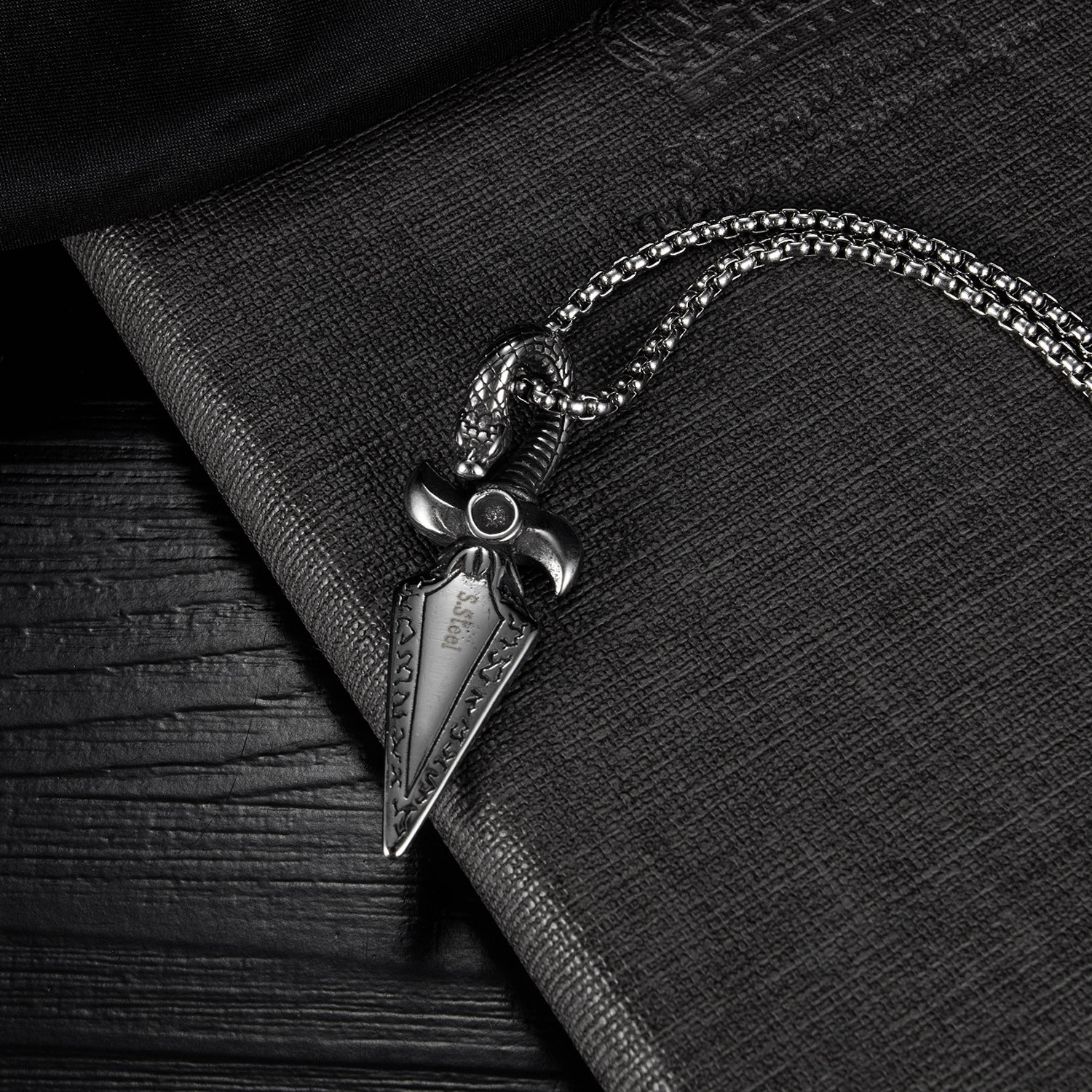 OPK饰品源头厂家欧美嘻哈经典潮流街头时尚不锈钢新款男士项链