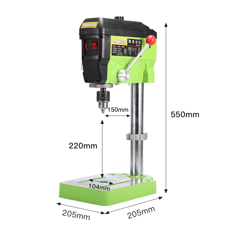 .680W新款电动微型 大功率台钻 迷你多功能家用木工小型钻床