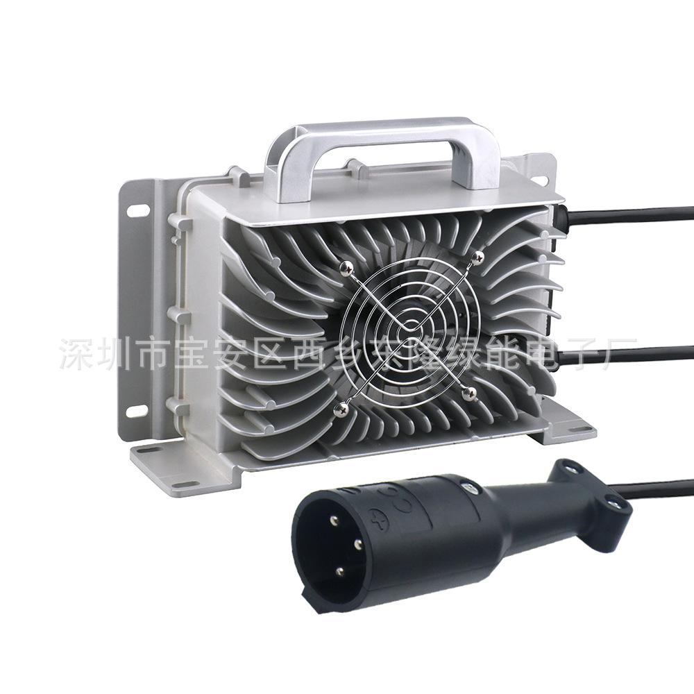 36V15A美规110V大圆头RPC 3-PIN美国高尔夫球车防水铅酸充电器