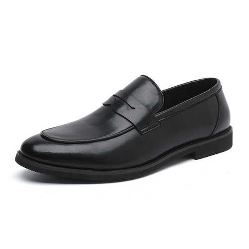 Slip-On Leather Shoes for Men: Casual and Business Penny Loafers
