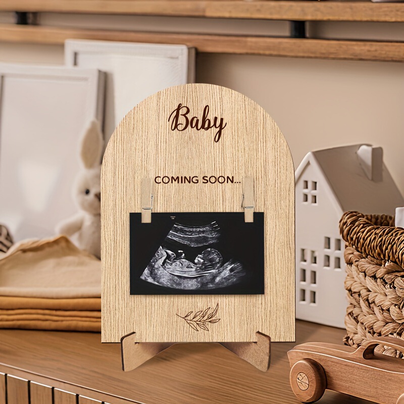 Cross-Border Wooden Baby Ultrasound Photo Frame Stand Sign, Perfect for Announcing Pregnancy or Baby Birth, Commemorative Ornament Cross-Border Wooden Baby Ultrasound Photo Frame Stand Sign, Perfect for Announcing Pregnancy or Baby Birth, Commemorative Ornament