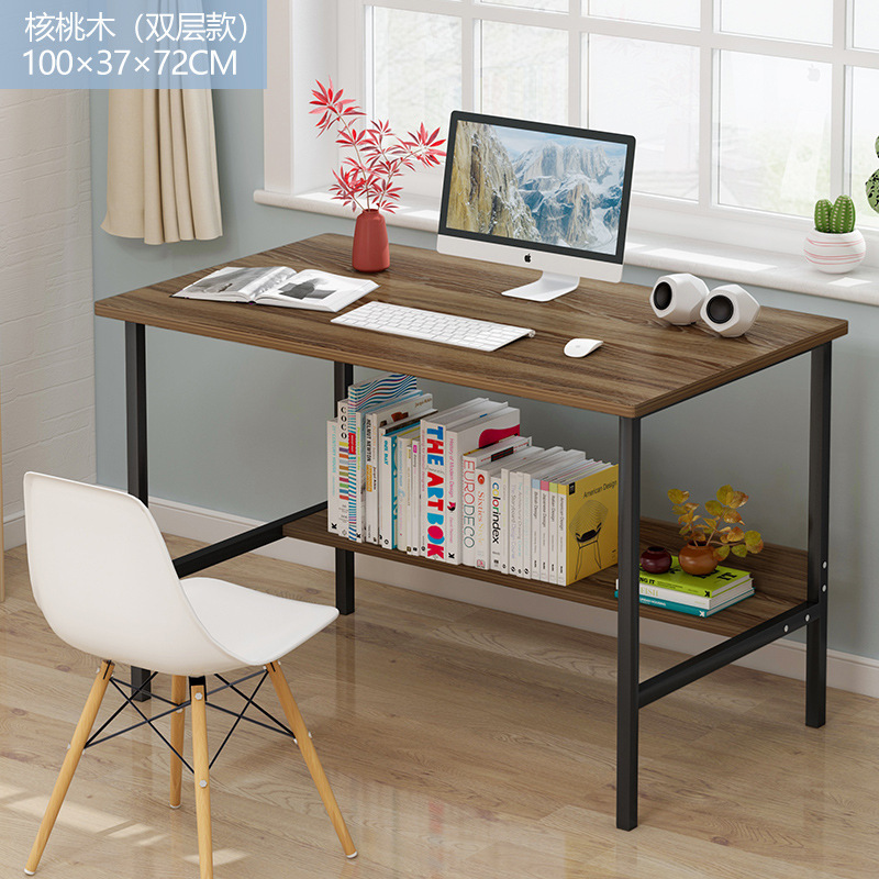 [가성비 좋은 더블 레이어 모델] 100CM 월넛 컬러