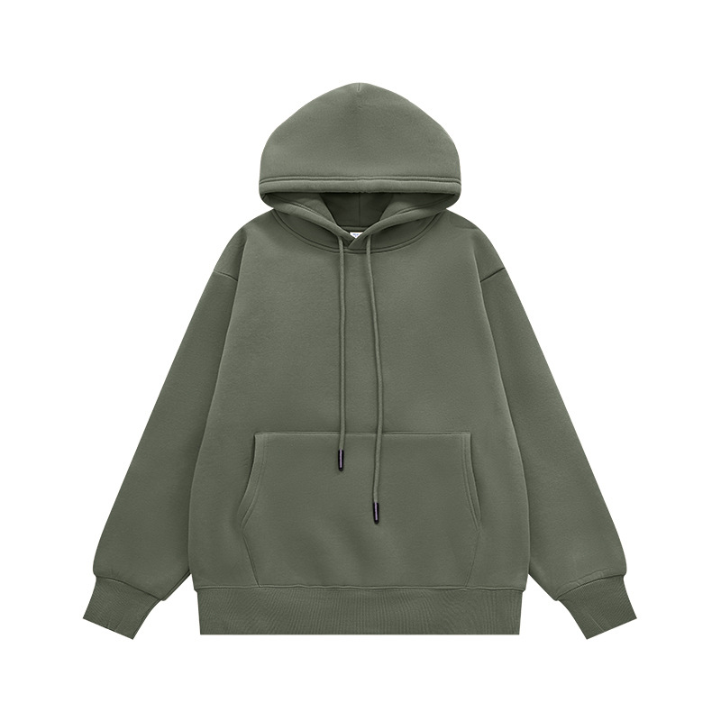 INFメンズ | アメリカの純色のカシミヤ服350g2024秋冬の新商品のファッションブランド10色のベルベットのフード