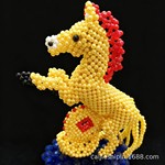 手工串珠成品马摆件十二生肖动物穿珠饰品本命年生肖马A1