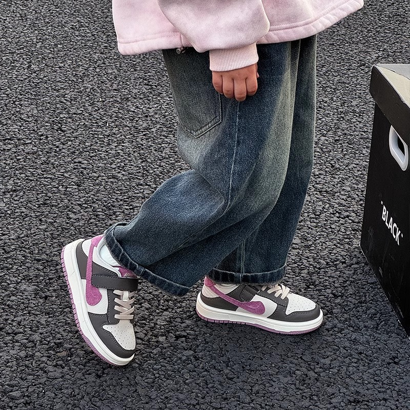 女の子の靴2025春秋の新型の子供の通気性の滑り止めの運動靴の男の子の柔らかい底のカジュアルな靴の低い板の靴|undefined
