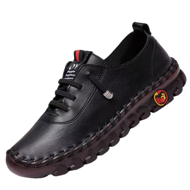 Zapatos planos de moda en liquidación, con suela suave, cosidos a mano, mocasines casuales sin cordones para mujer, talla grande, de exportación. image 5