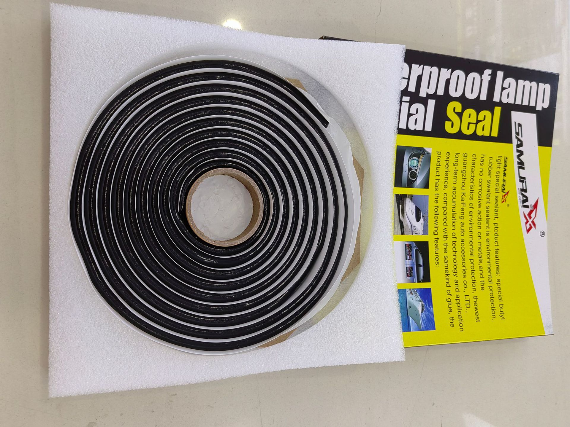 Factory wholesale hot-melt adhesive for car and motorcycle headlights, waterproof sealing butyl rubber for car headlights
