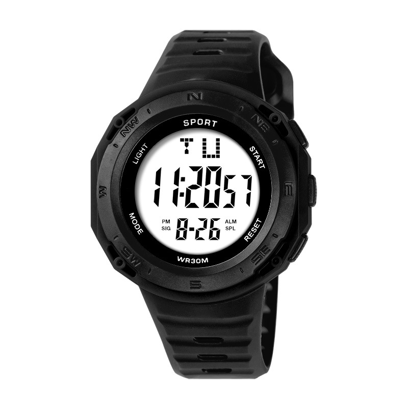 Deportes transfronterizos de moda al aire libre estudiantes de secundaria primaria y secundaria reloj electrónico de alarma de luz nocturna simple reloj electrónico