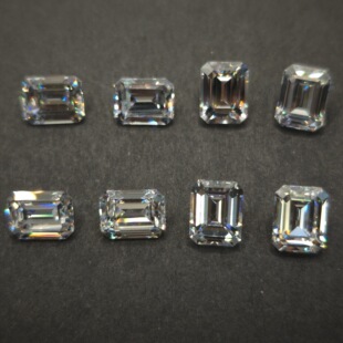 Rectangular Es Chamfered Grandmother Cut Oct Car Parallel Line 5Aspg Zircon Cubic Zirconia Loose Stone