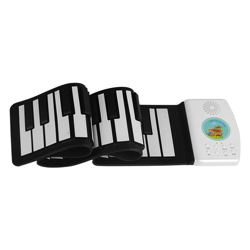 49-Key handroll piano infantil Piano Electrónico teclado portátil silicona suave piano engrosado entrega de una pieza