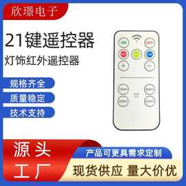 1-21键LED灯饰红外433超薄遥控器