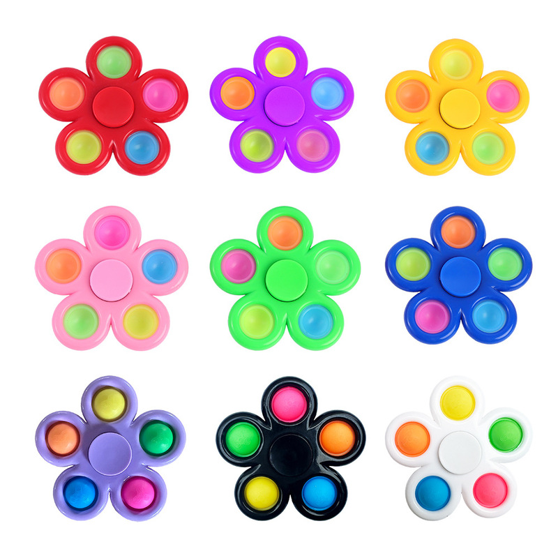 Cross-Border Exclusive Supply of Plastic Finger Bubble Toys, Soft Gel Stress Relief Toys, Fidget Spinner, 5-Finger Rodent Exterminator, Pop Burst Spinner