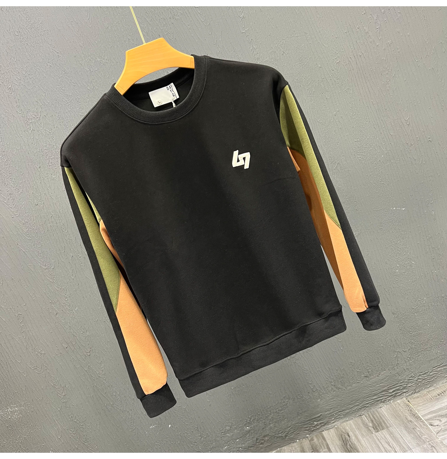 Młodzieżowa bluza z kapturem 2023, nowa, wiosenno-jesienna, męska, luźna koszulka z okrągłym dekoltem i dolną warstwą, modna i uniwersalna_voghion.com