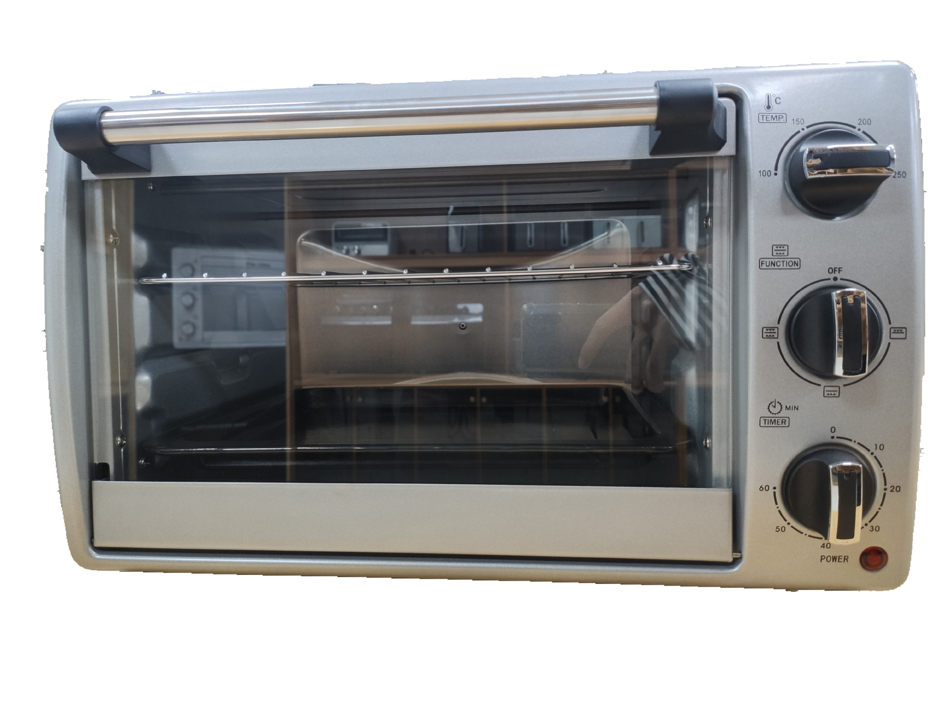 23L horno comercio exterior multifuncional horno de convección visual fábrica a granel personalizado SKD