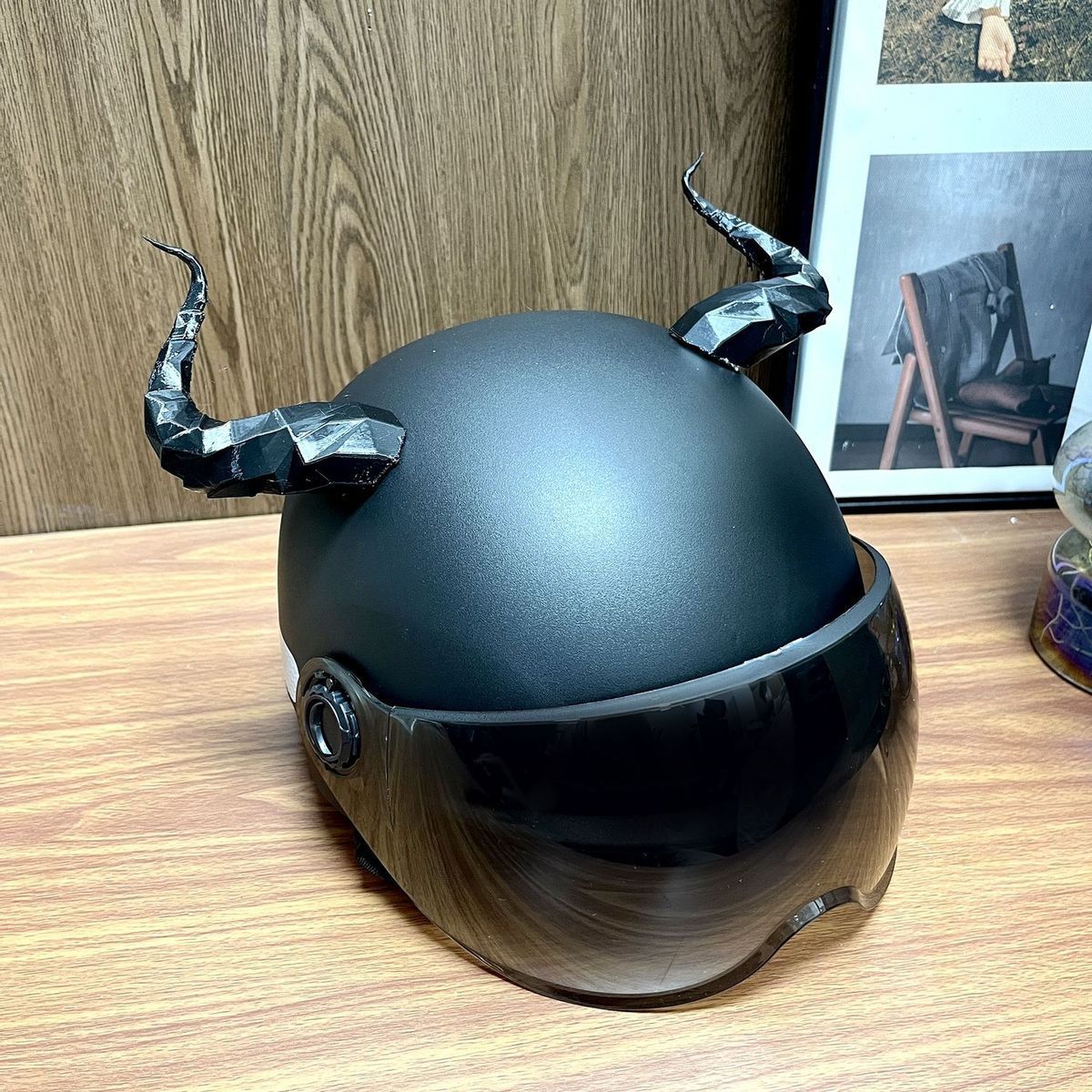 Original product helmet devil horn decoration modification accessories DIY gadget for motorcycles and electric vehicles, cool and unique