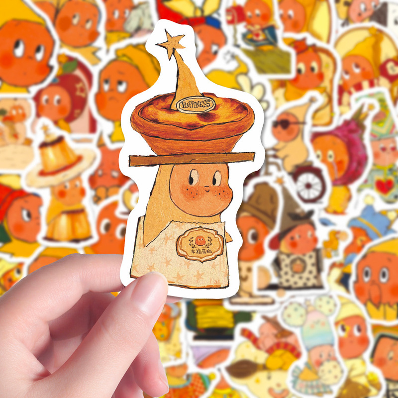 132 Star Man Stickers Cute Hand-Painted Cartoon Healing Ins Style Popular Mobile Phone Case iPad Stickers Waterproof