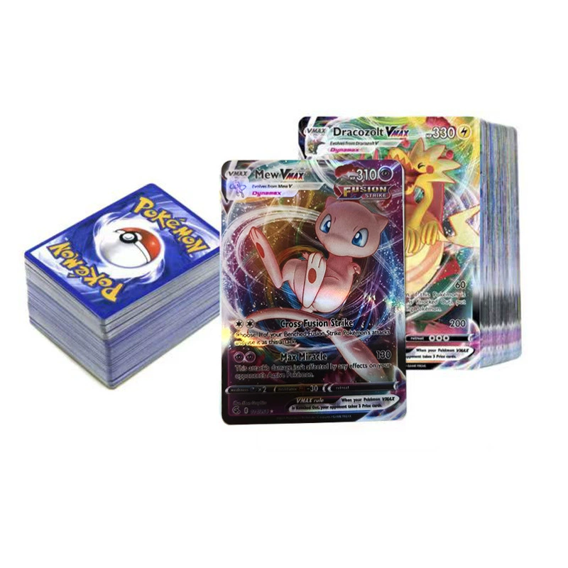 Карточки покемона Pokemon eX и vmax английская версия, флэш-карты, коллекция Pokemon Cards, периферия питомца