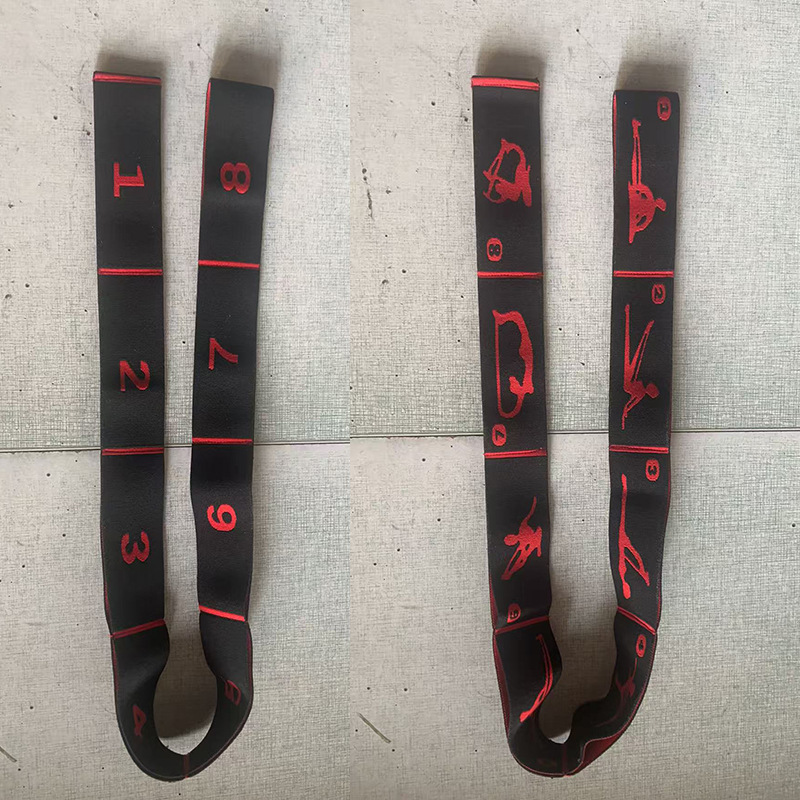 瑜伽伸展拉力带拉丁体式弹力带儿童舞蹈专用训练阻力带成人健身带 47
