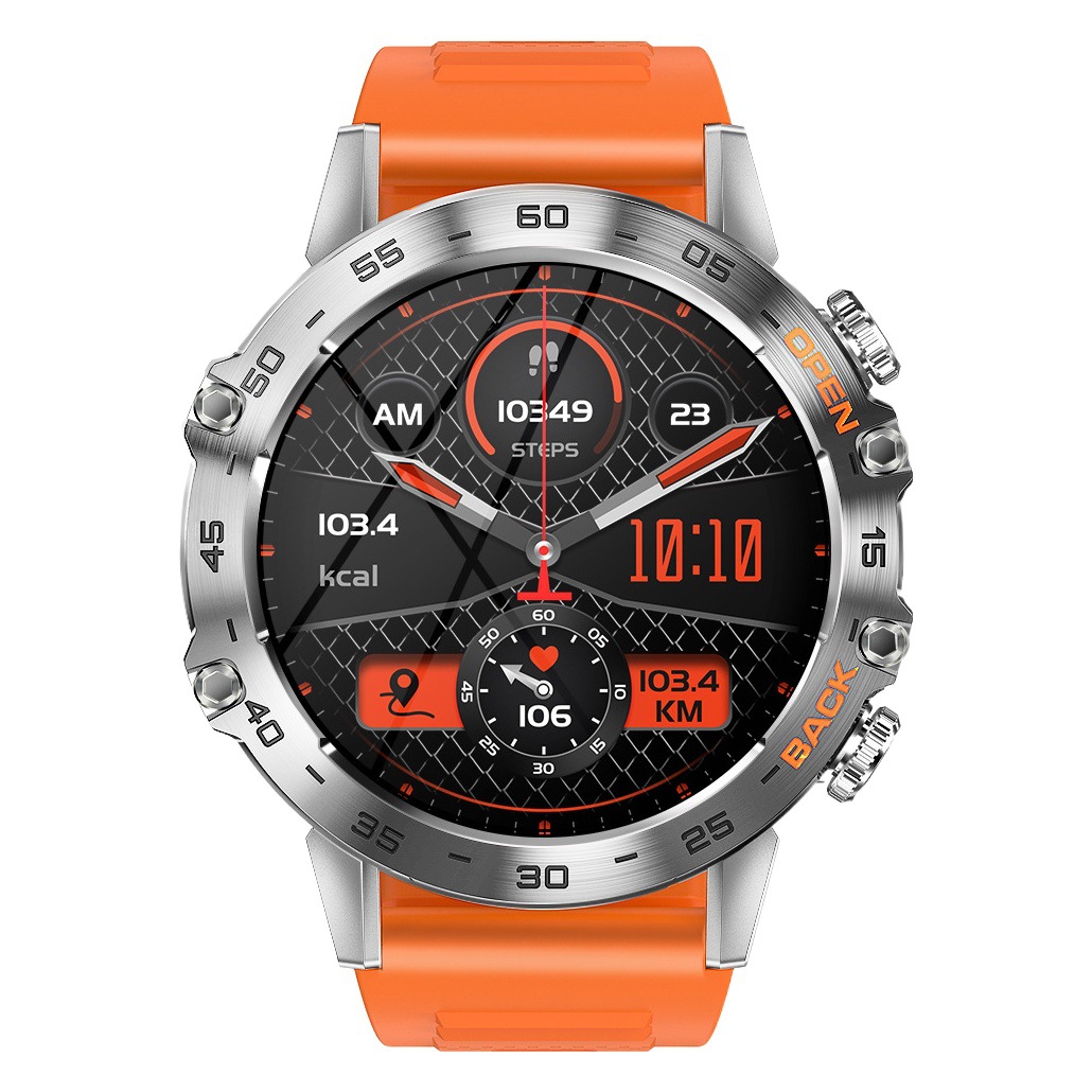 Nuevo k52 Bluetooth llamada reloj inteligente ultra-larga espera ritmo cardíaco sangre oxígeno al aire libre tres-prueba deportes reloj inteligente