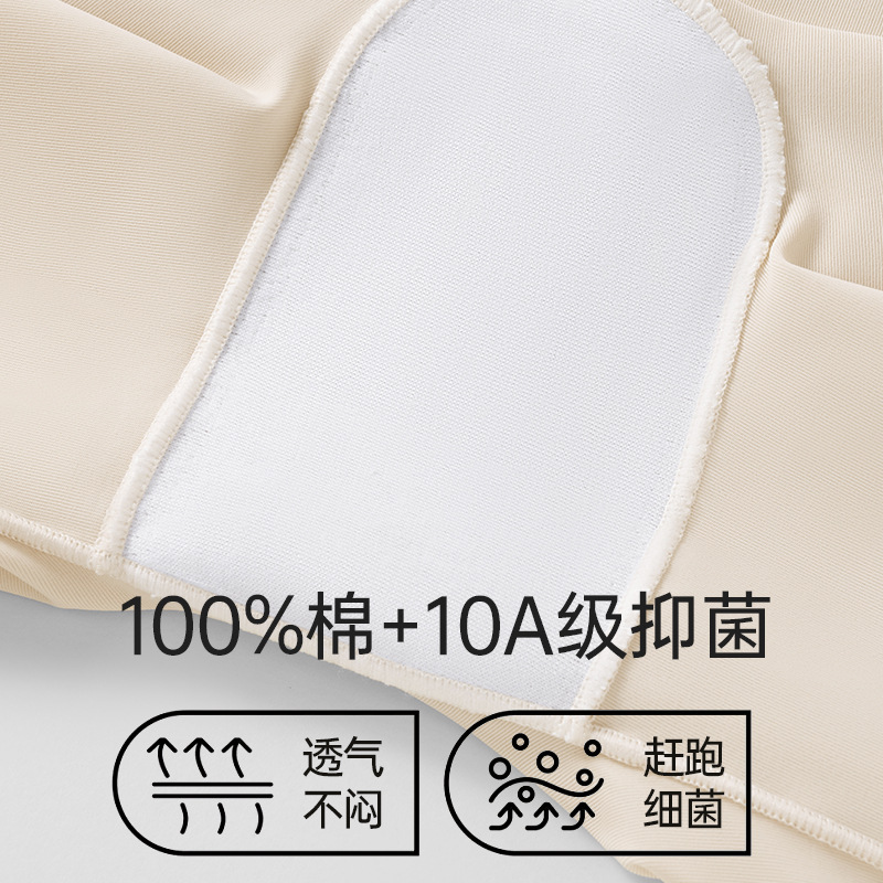 Pantalones de seguridad antideslumbrantes para mujer nueva ropa interior sin costuras de seda de hielo dos en uno calzoncillos bóxer de abdomen pantalones de seguridad para mujer de verano