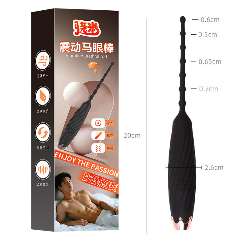 Snapmi macho cristal lobo brazo vibratorio condón pene retrasado anillo pinchazo pareja artículos sexuales adultos interés