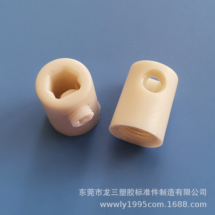 龙三塑胶厂供应10189内六角线扣电线固定防拉线扣内牙线扣303线扣