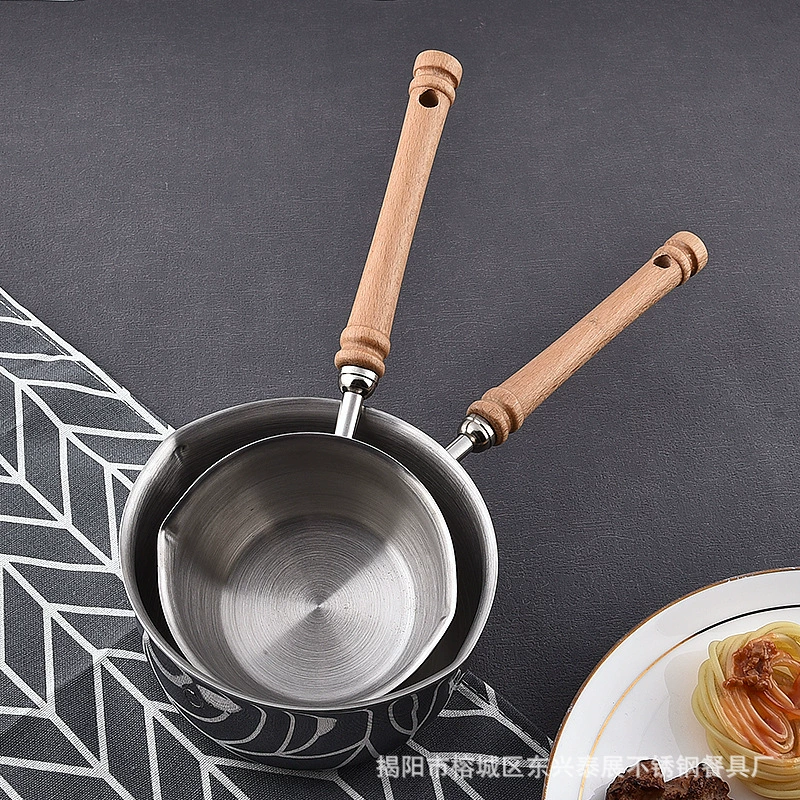 Кастрюля Oriental Pearl с ручкой C, нержавеющая сталь 304, суповая/для лапши быстрого приготовления