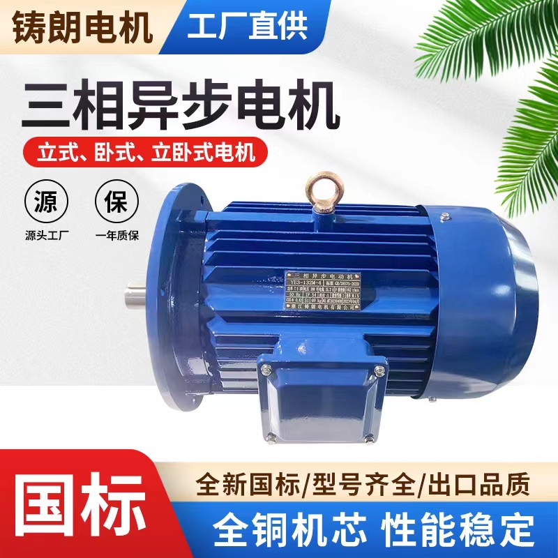 Ye3 Series 4Kw Three-Phase Asynchronous Motor 4-Pole Electric Motor All-Copper High-Efficiency Energy-Saving Three-Phase Asynchronous Ac Motor