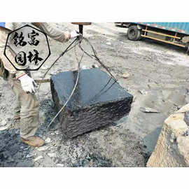 庭院用黑山石造景怎么样，黑山石原石交易市场，加工石原石图片