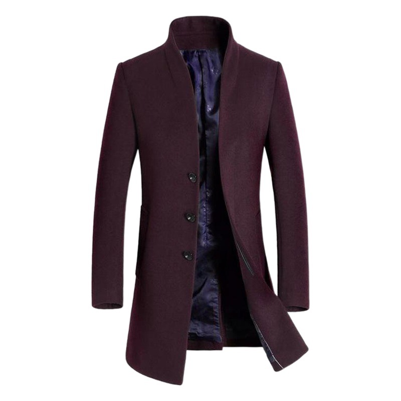 2023 abrigo de lana de los hombres europeos y americanos de lana casual trench coat más tamaño M-6XL en stock venta al por mayor