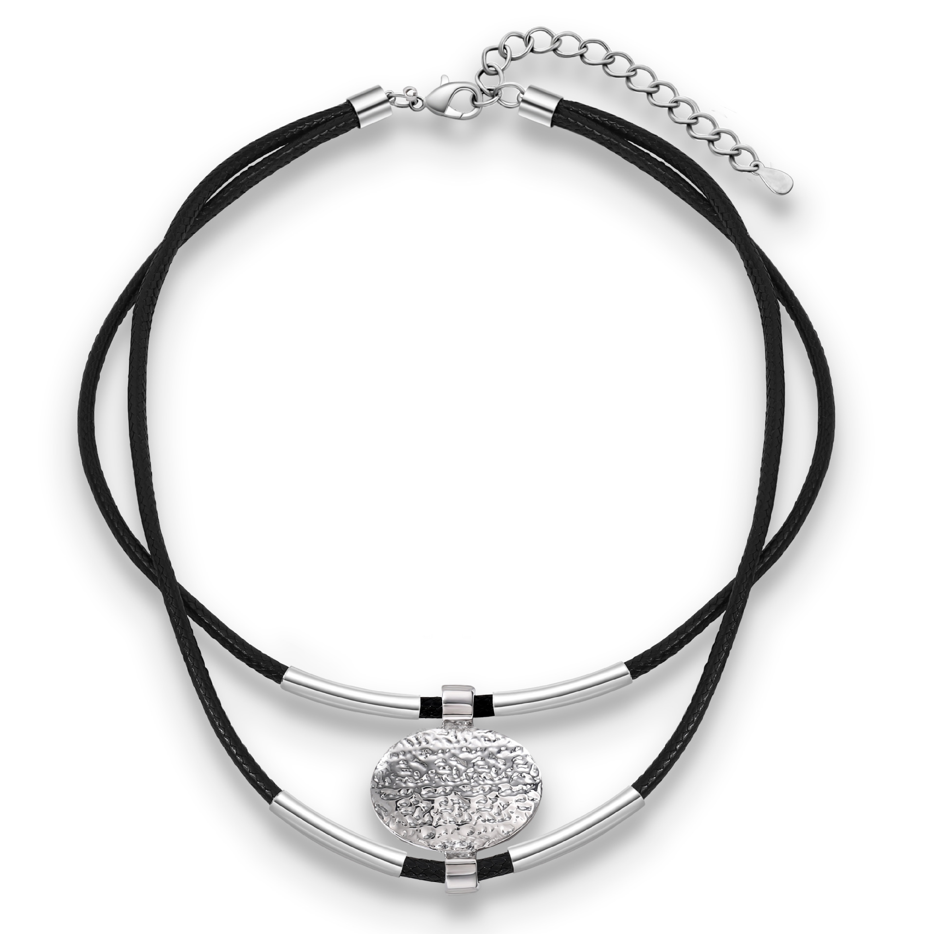 european-and-american-cross-border-retro-ethnic-relief-pendant-bohemian-retro-style-collar-womens-simple-double-layer-elbow european-and-american-cross-border-retro-ethnic-relief-pendant-bohemian-retro-style-collar-womens-simple-double-layer-elbow