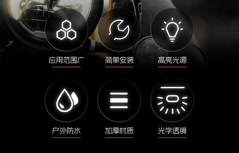 Car, Motorcycle, Electric Vehicle, Three-Color Flash Light, Modified Led Eagle Eye Light, Warning Light, Decorative Light, Flash Light
