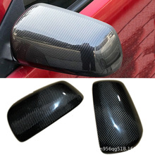 适用于10-12款三菱翼神EVO10代真碳纤维改装后视镜壳替换粘贴镜罩