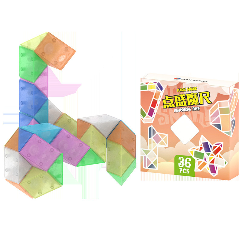 Diansheng 多用途マジック定規 ガラス色 24 セクション ゼリーカラー 36/48/60/72 セクション 幼稚園 子供用 おもちゃ ギフト|undefined