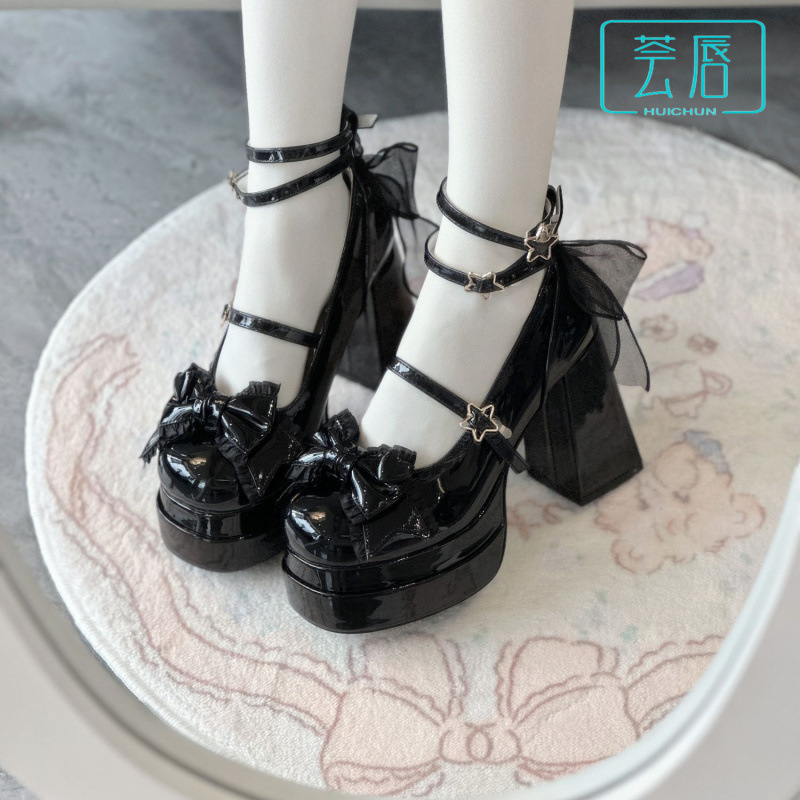 2025 새로운 밀크 푸 파티 4.0 하이힐 더블 ELEVATED ARTISTIC SWEET BEAUTY ORIGINAL